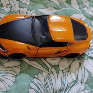 Orange Toy CarFrom Fast And The Furious